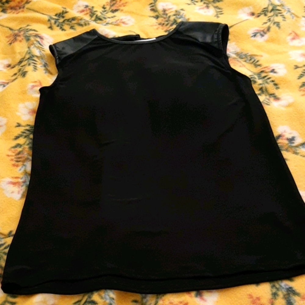 Black-leather shirt